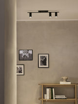 Spot de plafond CASSANDRA Noir ambiance
