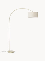 Lampadaire NIELS - Beige et doré