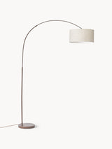 Lampadaire NIELS - Beige et brun foncé