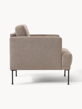 Fauteuil Fluente taupe détail