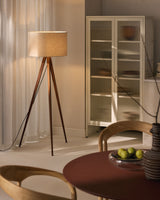 Lampadaire Jake beige brun foncé - vue 2