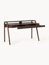 Bureau Evrak bois de frêne foncé - vue 2