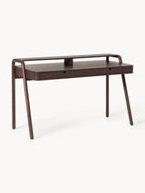 Bureau Evrak bois de frêne foncé - vue 1