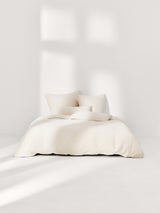 Housse de couette Odile lavande - vue d'ambiance chambre