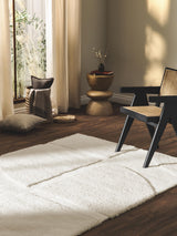 Tapis JADE blanc crème - ambiance