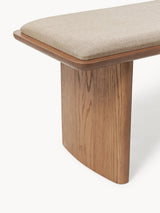 Banc CHANDLER - vue détail angle bois