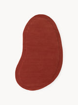Tapis en laine forme organique tufté main Kadey terracotta Westwing - vue principale