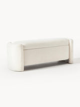 Banc Benji peluche blanc crème