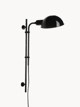 Applique murale orientable avec prise secteur Funiculí noir haute brillance Marset - vue principale