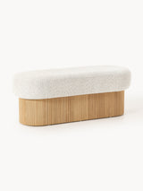 Banc Nala beige bois clair