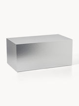 Table basse Lesley argentée