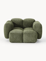 Fauteuil lounge TAYLA — Vert foncé