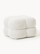 Pouf ELLIE — Tissu bouclé