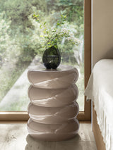 Tabouret TORU Galets beige clair - contexte