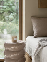 Tabouret TORU Galets beige clair - contexte