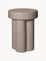 Tabouret TORU Cannelé beige clair - packshot