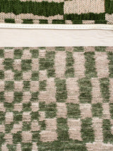 Tapis Berber Vert, blanc cassé - détail
