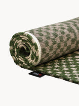 Tapis Berber Vert, blanc cassé - détail