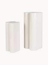 Tables d'appoint SHAPE — Blanc 2 pièces