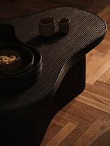 Table basse Isola rotin Anthracite, ambiance