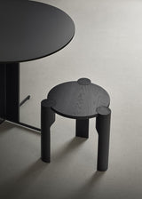 Tabouret Domus — Frêne fumé