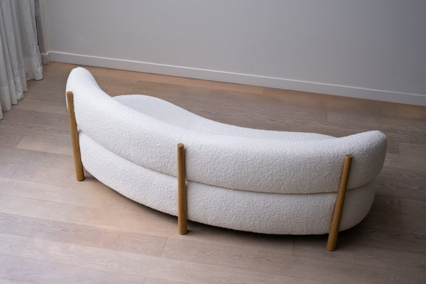 Canapé Dalya en chêne naturel — Tissu catégorie A