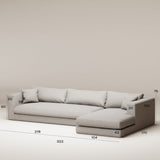 Canapé d'angle Bellechasse light XL2