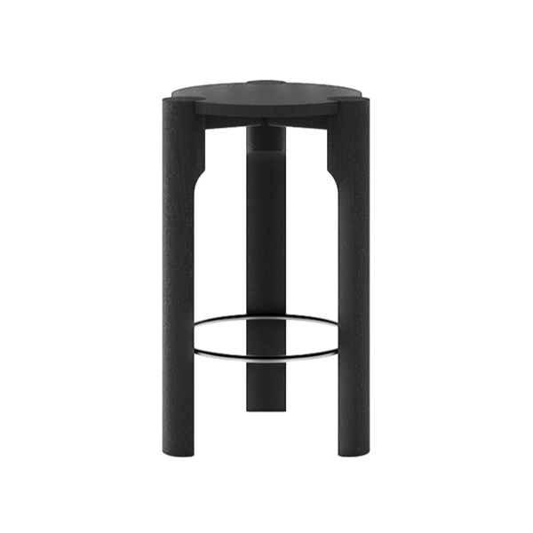Tabouret de bar Domus — Frêne noir