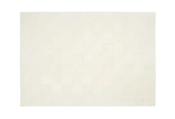 Tapis Checks medium 207x299cm — Beige