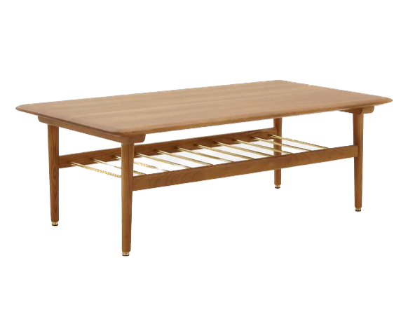 Table basse rectangulaire Fox M37 — Frêne Caramel