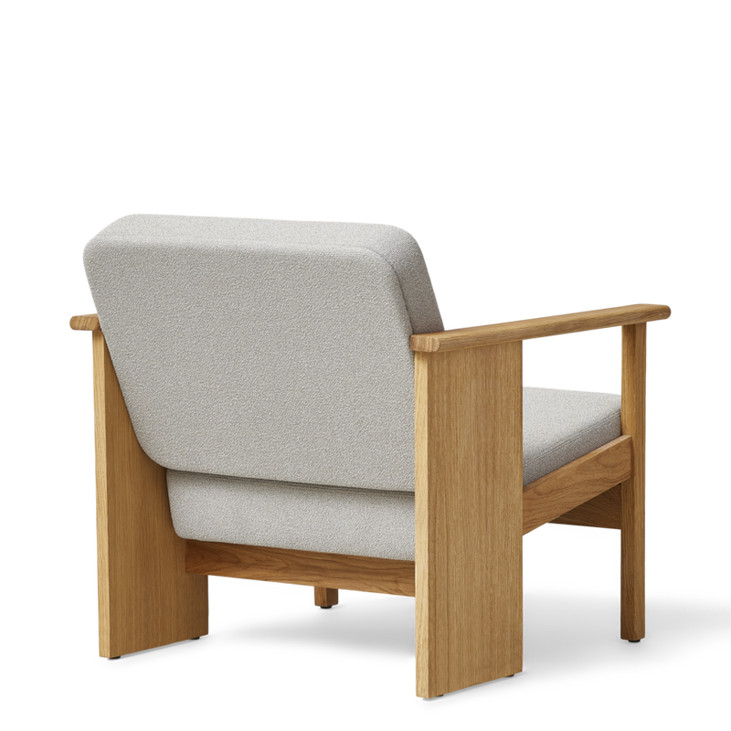 Fauteuil Block - chêne — Grain 61247