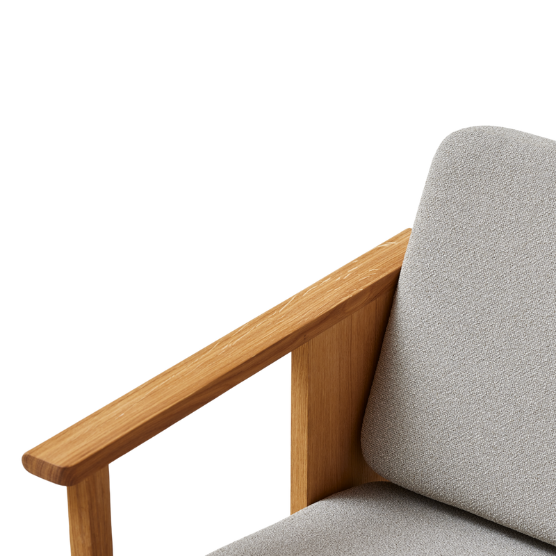 Fauteuil Block - chêne — Grain 61247