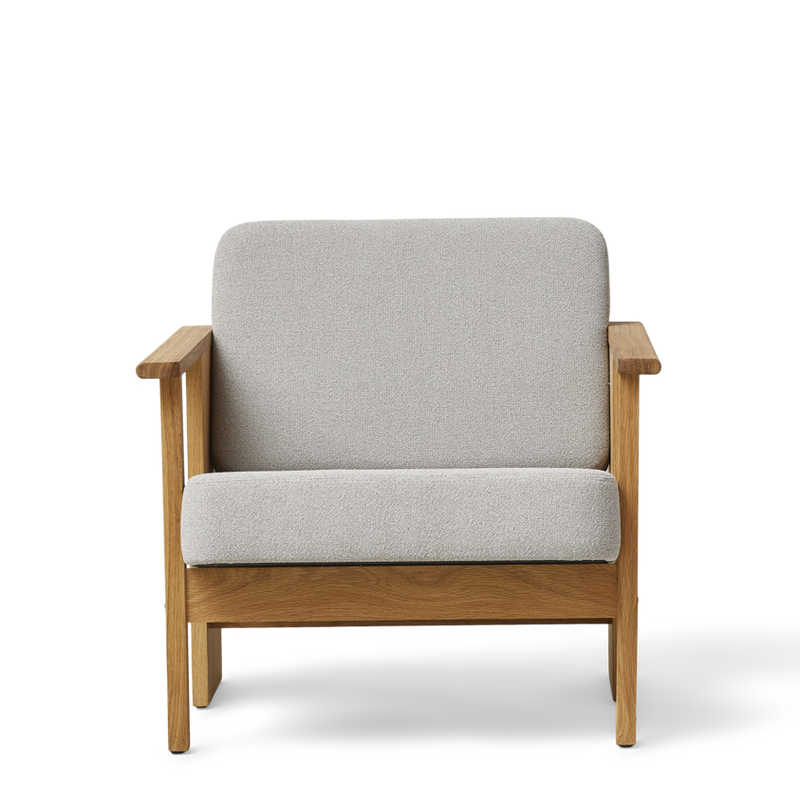 Fauteuil Block - chêne — Grain 61247