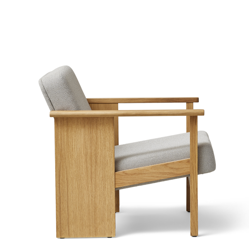 Fauteuil Block - chêne — Grain 61247