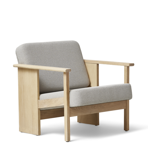 Fauteuil Block - chêne blanc — Grain 61247