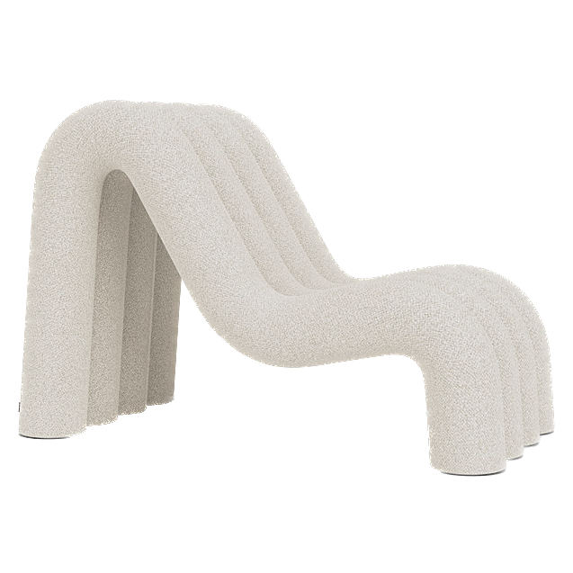 Chaise longue Alp — Alpine ivory 101