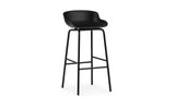 Tabouret de bar Hyg 65 cm Steel — Black