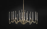 Chandelier Il Pezzo Long 3 — Satin brass