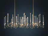 Chandelier Il Pezzo Long 3 — Satin brass