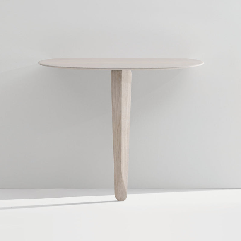 Console Kuyu (symétrique) — Chêne teinté craie