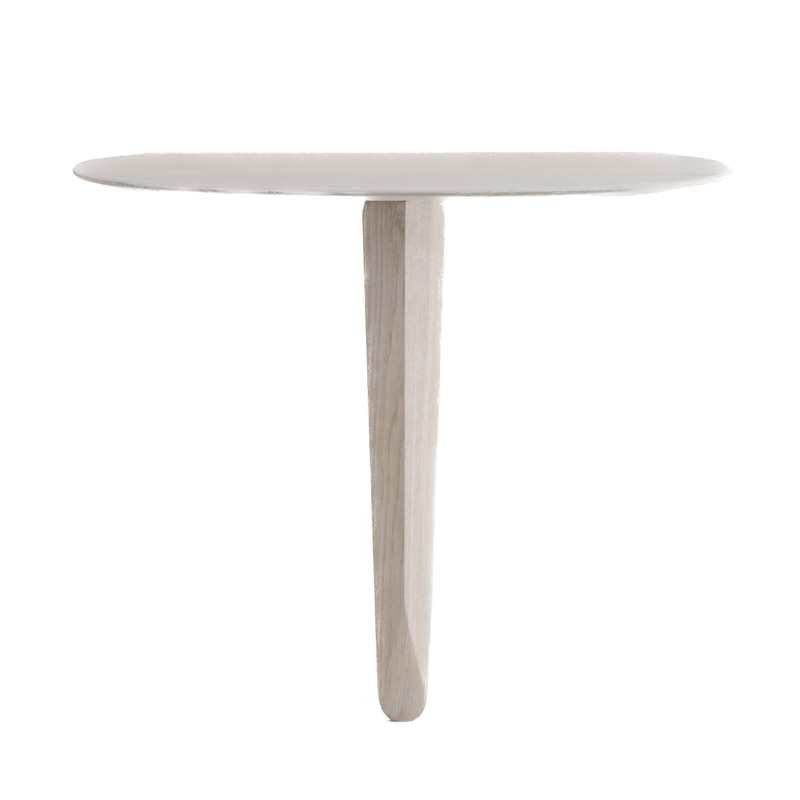 Console Kuyu (symétrique) — Chêne teinté craie