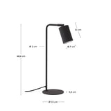 Lampe de bureau MANIE — Noir