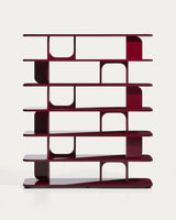Étagère ADUMA - MDF laqué grenat 160x187