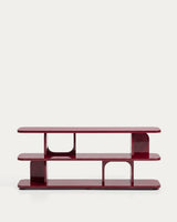 Étagère ADUMA - MDF laqué grenat 160x65