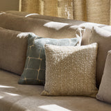 Housse de coussin PIETRO ivoire et naturel 40x40 - packshot