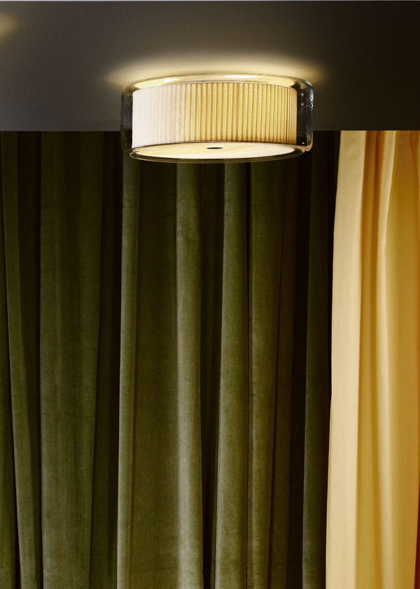 Plafonnier Mercer C — Natural cotton ribbon