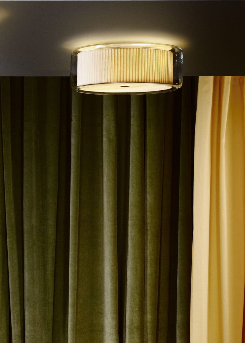 Plafonnier Mercer C — Natural cotton ribbon