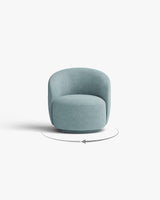 Tissu structuré (Moly) Bleu clair