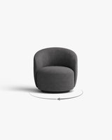 Tissu structuré (Moly) Anthracite