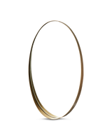 Miroir mural Oval Shelf — Doré